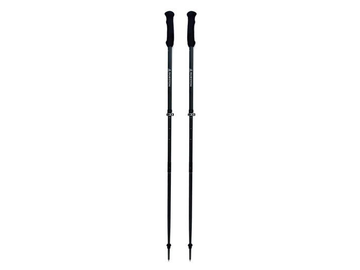 Durston Iceline ultralight carbon trekking poles – standing studio view