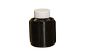 EMO Outdoor Capsule – black fuel capsule bottle with white cap, front studio view