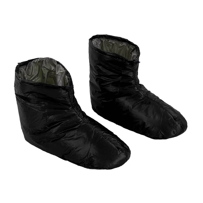 Enlightened Equipment Torrid Booties in black – pair, studio view