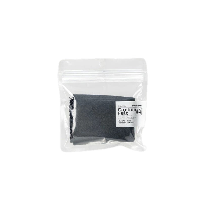 Evernew Carbon Felt Sheet A4 – felt sheet in labelled packaging, studio view