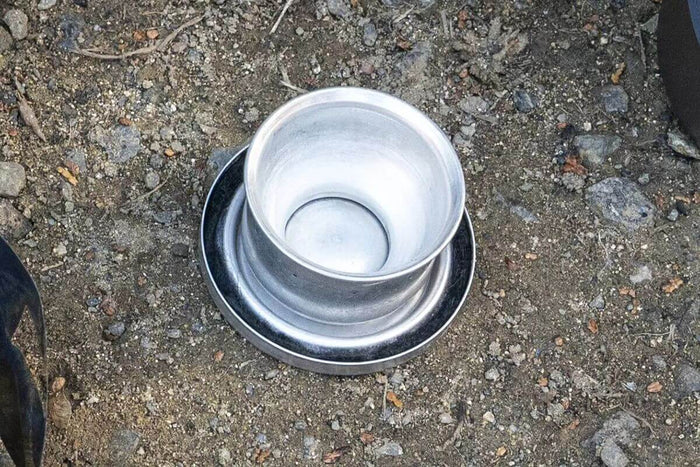 Evernew Carbon Felt Sheet A4 – felt used with cups on the ground outdoors