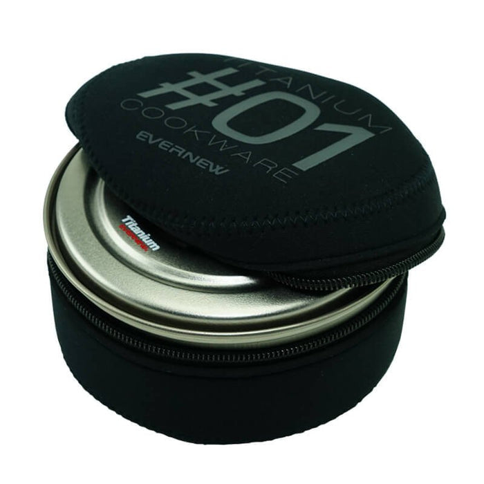 EVERNEW NP Case for 1 Pot – case shown open with cookware inside, studio view