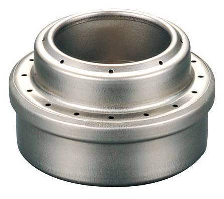 EVERNEW Ti Alcohol Stove – titanium alcohol burner, studio view