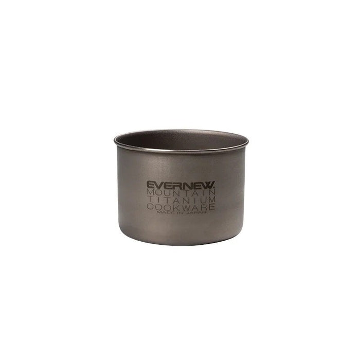 EVERNEW Ti Demitasse 220 NH – titanium cup, front studio view