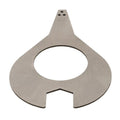 EVERNEW Ti Drip Ring – titanium drip ring plate, top studio view