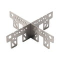 EVERNEW Ti Trivet for Alcohol Stove – titanium cross trivet, studio view