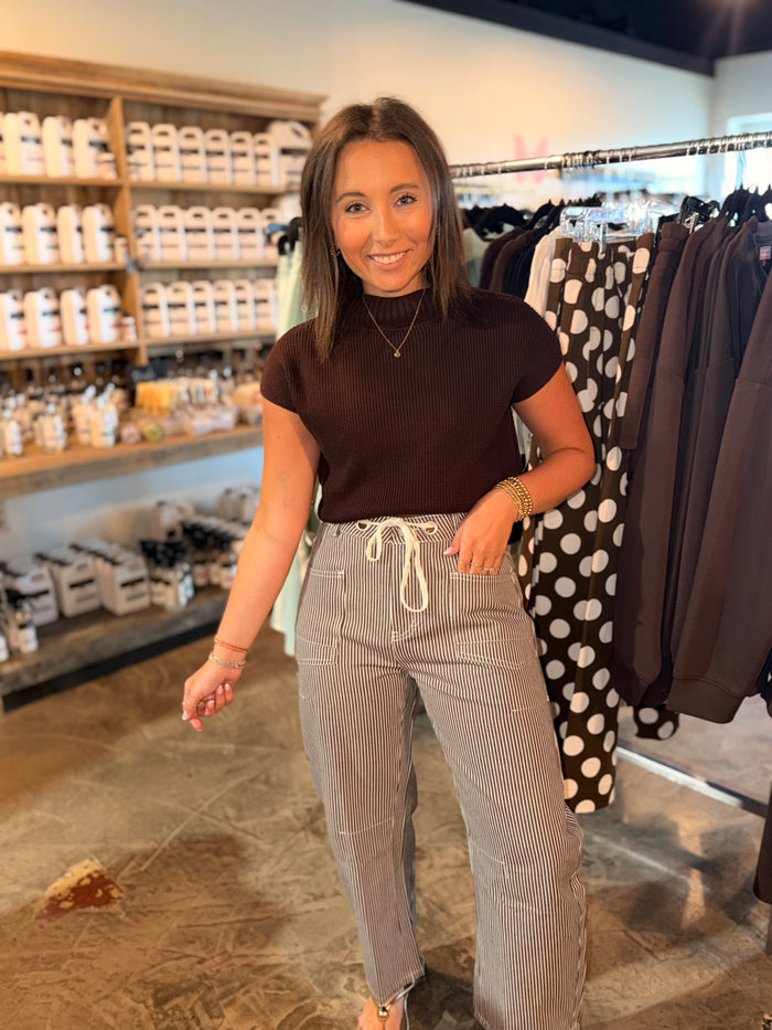 Fan Favorite Striped Barrel Pant
