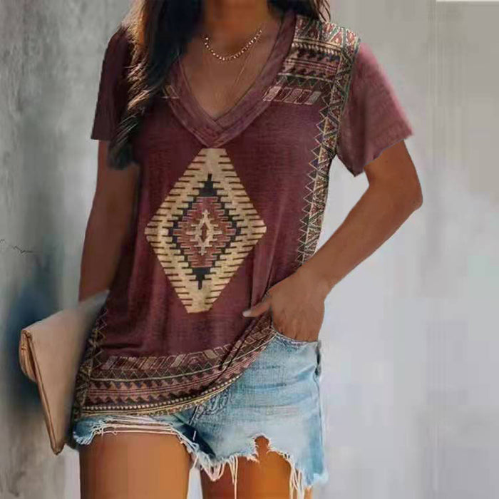 Fashion Top Spring And Summer New Double Collar Short Sleeved T-Shirt For Women - Livefree