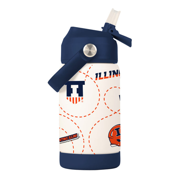 Fighting Illini 12oz Kid's Water Bottle