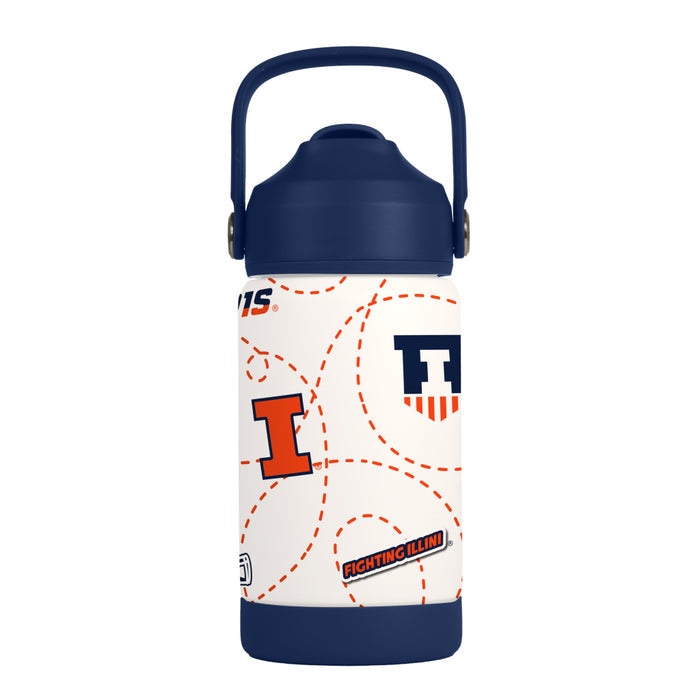 Fighting Illini 12oz Kid's Water Bottle