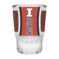 Fighting Illini 2oz Gameball Prism Shot Glass