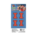 Fighting Illini 4-Pack Block I Face Stickers