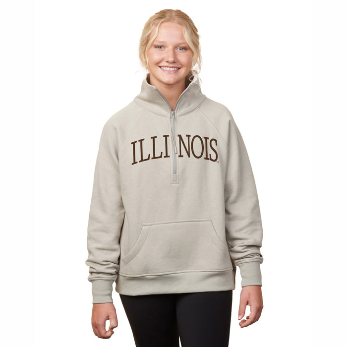Fighting Illini Arched Illinois Quarter Zip