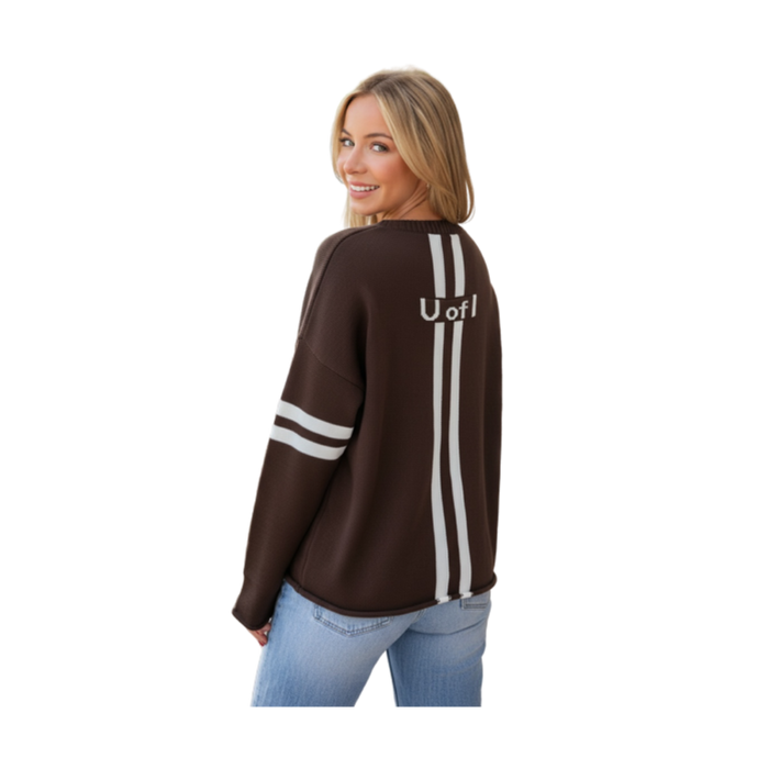 Fighting Illini Chocolate Block I Sweater