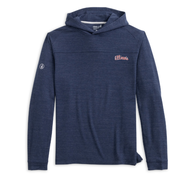 Fighting Illini Men's Johnnie-O Hooded Tee