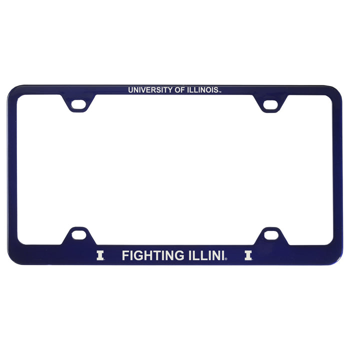 Fighting Illini Navy LXG Plate Frame