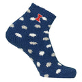 Fighting Illini Navy Polkadot Sock