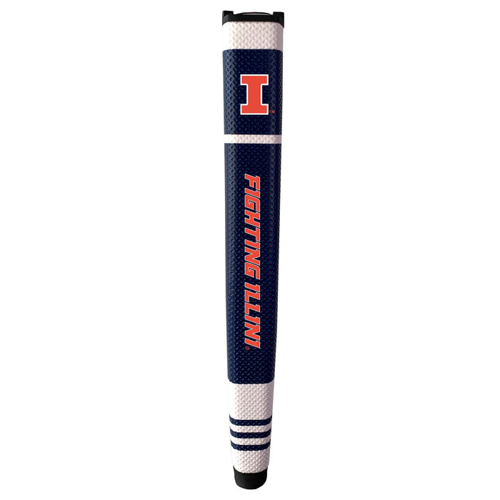 Fighting Illini Navy Putter Grip