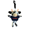 Fighting Illini Navy T-Shirt Cow Keychain