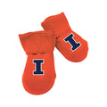 Fighting Illini Orange Infant Booties