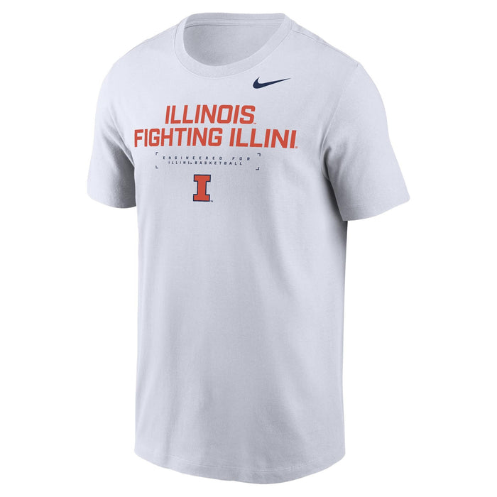 Fighting Illini White Nike T-Shirt