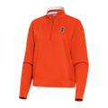 Fighting Illini Women's Antigua Block I Orange Quarter Zip