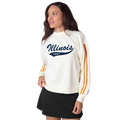 Fighting Illini Women's Chicka-D Varsity Mock Neck Crew