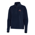 Fighting Illini Women's Navy Antigua Sueded 1/2 Zip