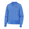Fighting Illini Women's Powder Blue Sueded Script Antigua Hoodie