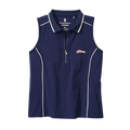 Fighting Illini Women's Tommy Bahama Navy Script Sleeveless Polo