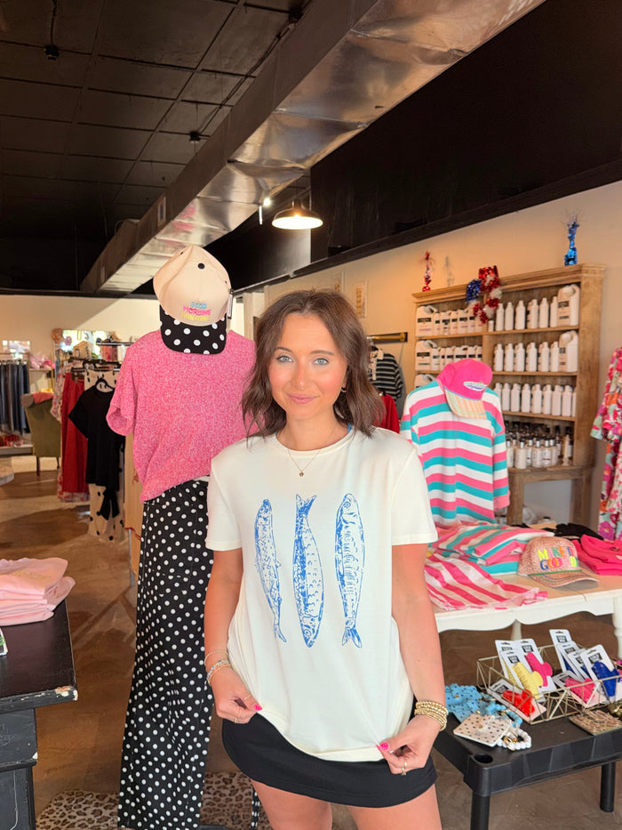 Fish Print T-shirt
