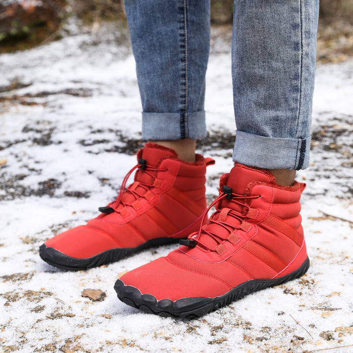 Five Fingers Non-slip Snow Boots Waterproof Velvet Warm Men And Women Outdoor Hiking Shoes - Livefree