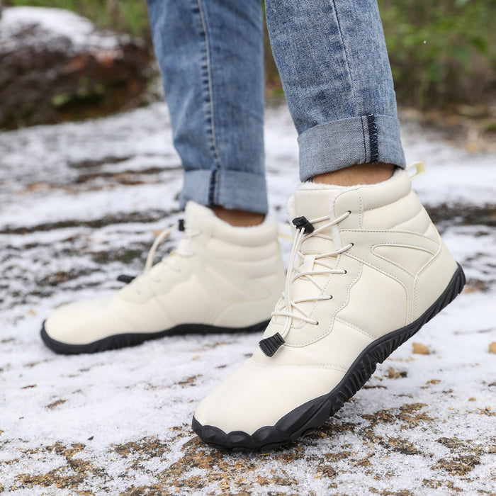 Five Fingers Non-slip Snow Boots Waterproof Velvet Warm Men And Women Outdoor Hiking Shoes - Livefree