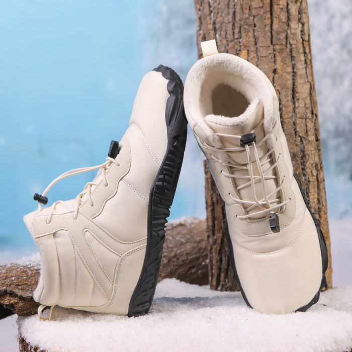 Five Fingers Non-slip Snow Boots Waterproof Velvet Warm Men And Women Outdoor Hiking Shoes - Livefree