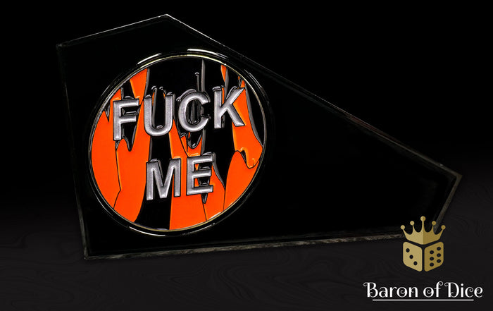 F**k Me | Silver | Metal Combat Gauge | Baron Coin™ Compatible