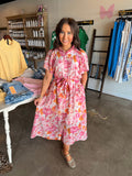 Floral Shirt Dress