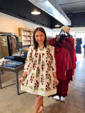 Frilled Loose Floral Dress