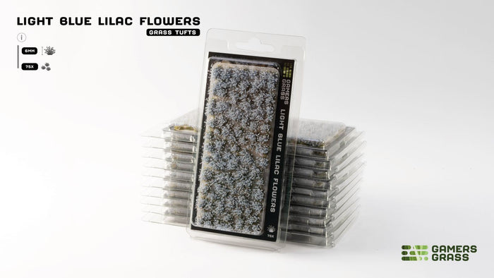 Gamers Grass | Flower Tuft Set | Light Blue Lilac