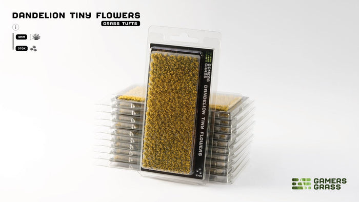 Gamers Grass | Tiny Flower Tuft Set | Dandelion