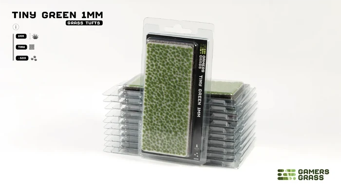 Gamers Grass | Tiny Tufts | Green (1mm)