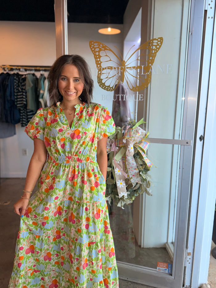Garden Mix Maxi Dress