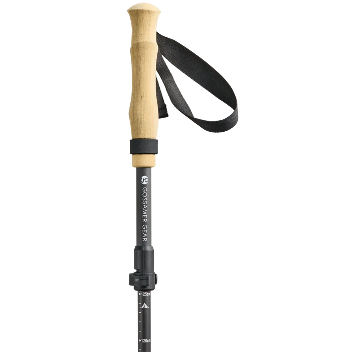 Gossamer Gear FT3 trekking pole grip, strap and upper shaft – detail