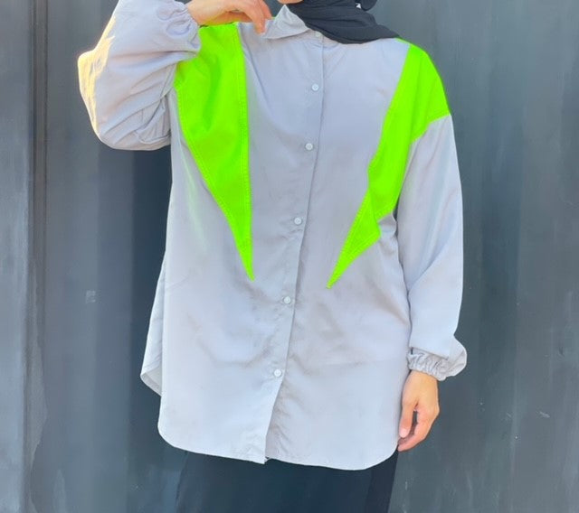 GreyXneon waterproof shirt. - Livefree