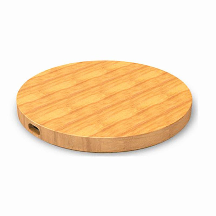Heart Shape Wood Bamboo Qi Wireless Charger Desktop Charging Pad For iPhone - Livefree
