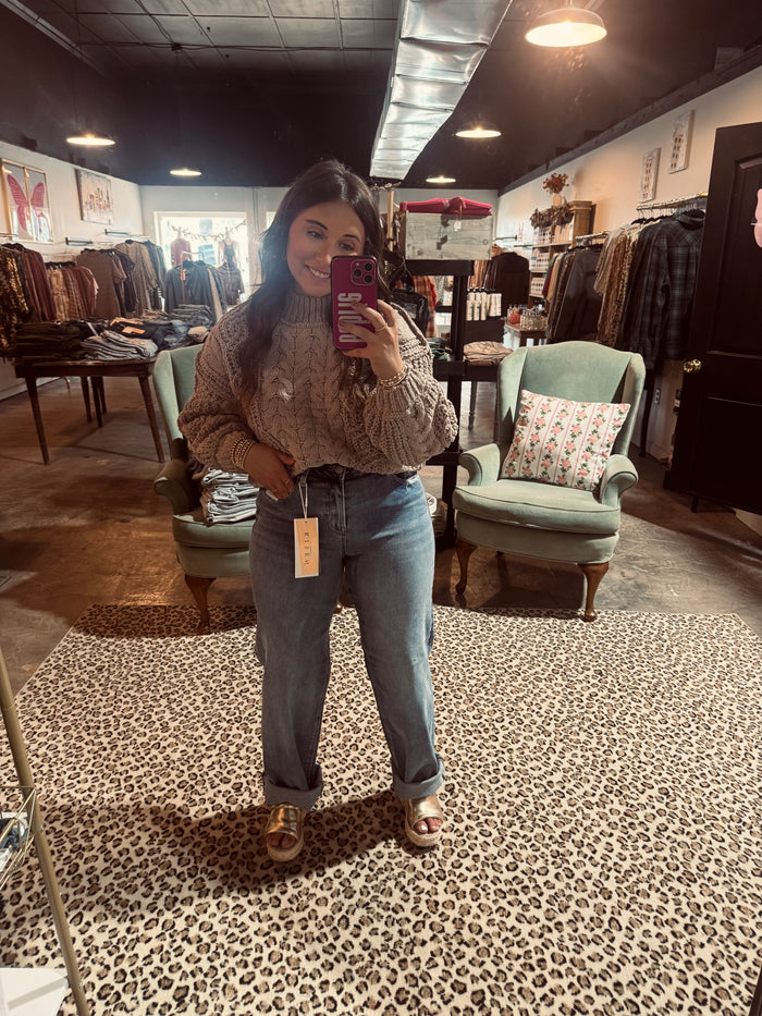 High Rise Baggy Jean