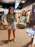 High Rise Everyday Distressed Short
