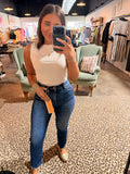 High Rise Straight Jean