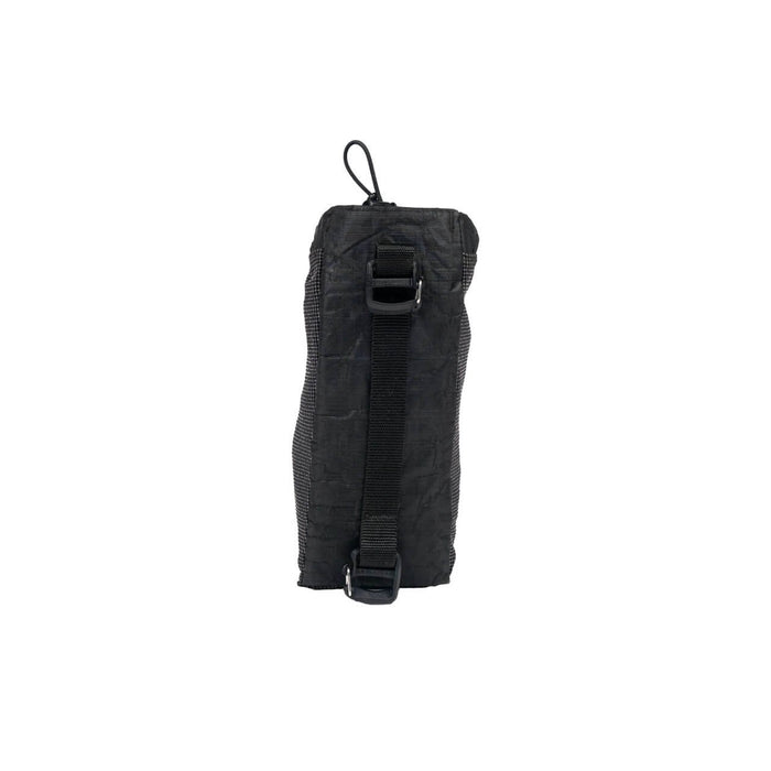Hyperlite Mountain Gear Bottle Pocket – back view with webbing strap and two ladder-lock buckles