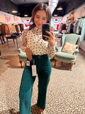 Hunter Green Wide Jean