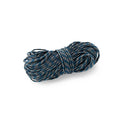 Hyperlite Mountain Gear 1.4 UHMWPE Core Guy Line coiled, black and blue reflective cord